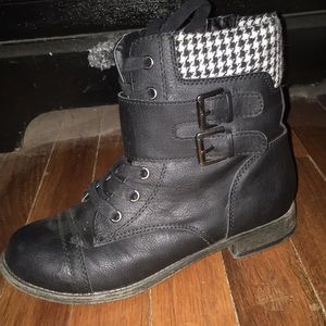 Black ankle boots